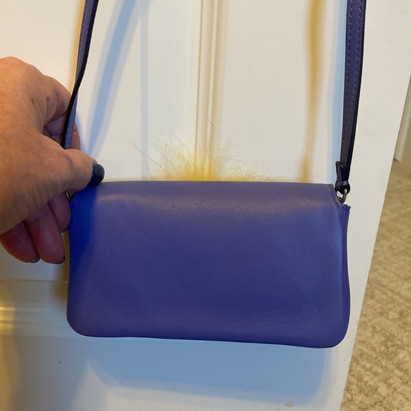 Fendi Purple Monster Eye Clutch/Crossbody - Picture 3 of 8